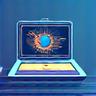 Icône de plateforme e-learning
